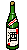 一升瓶（緑）