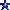 青い星　10*10ピクセル