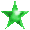 緑の星　30*30ピクセル