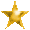 金色の星　30*30ピクセル