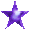 紫の星　30*30ピクセル